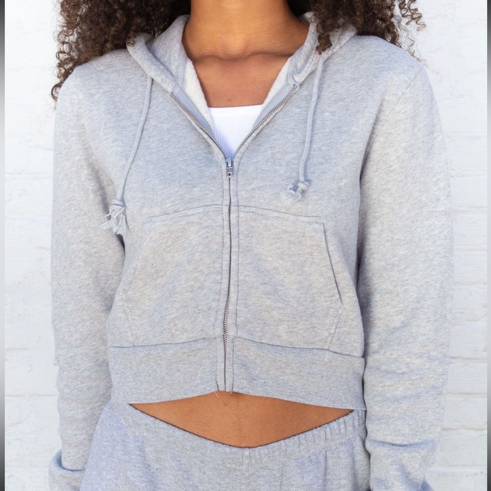 Brandy Melville crystal hoodie